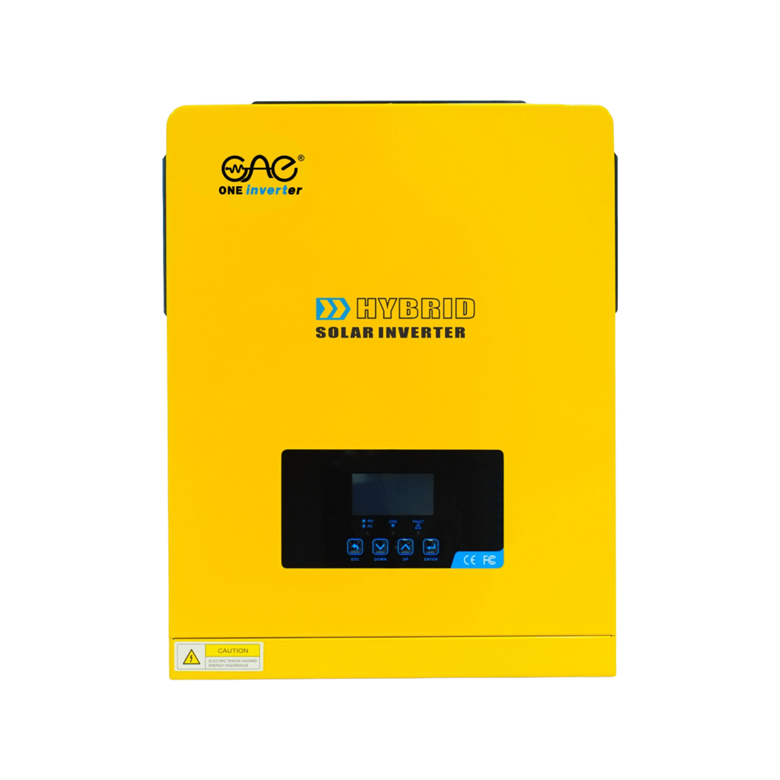 Top One HVM hybrid solar inverter, front view