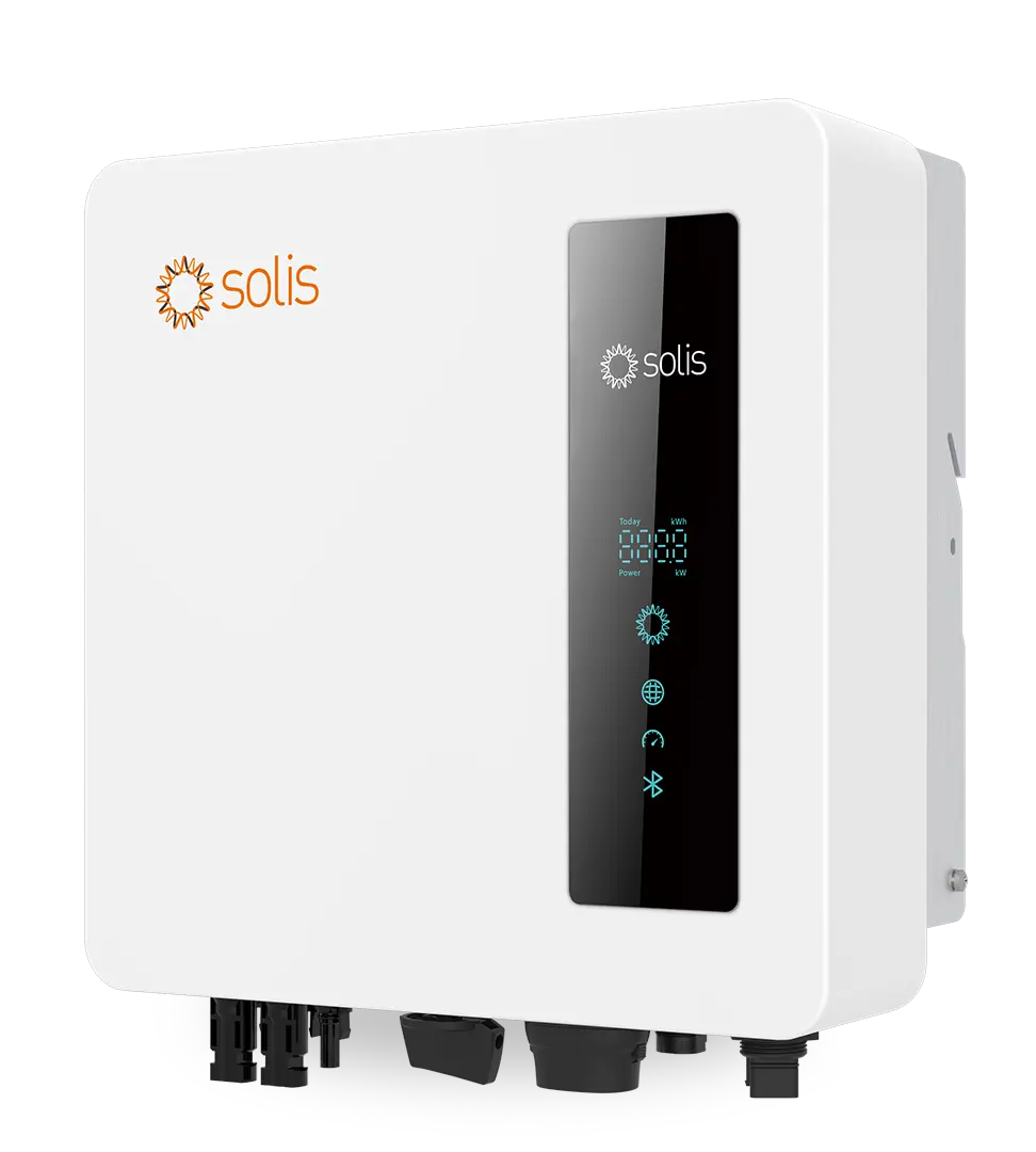Solis hybrid solar inverter, front view